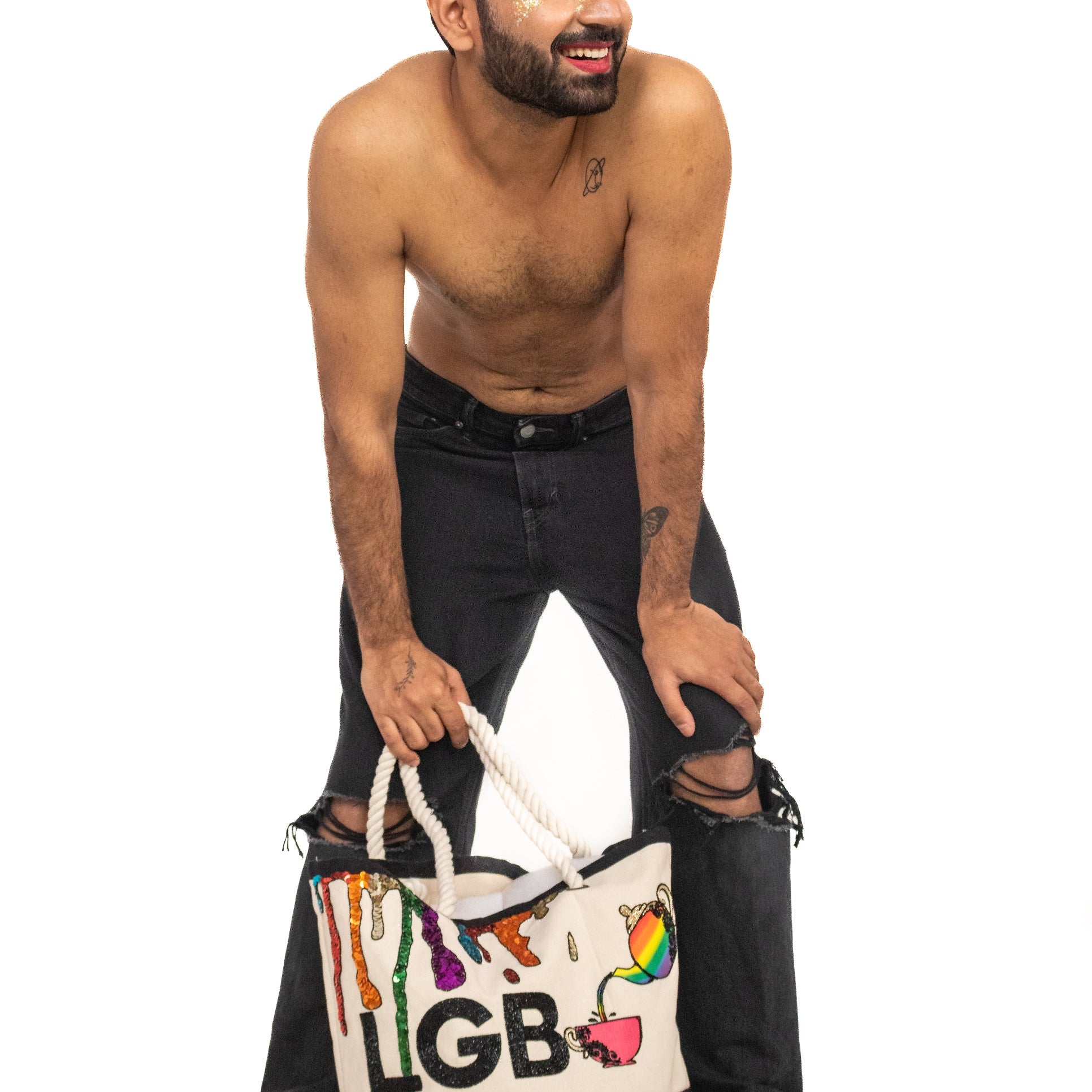 Pride Limited Edition 'Spill the Tea' Cotton Canvas Bag